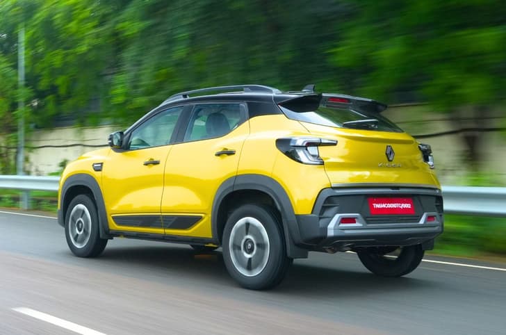 Renault Kiger rear quarter tracking