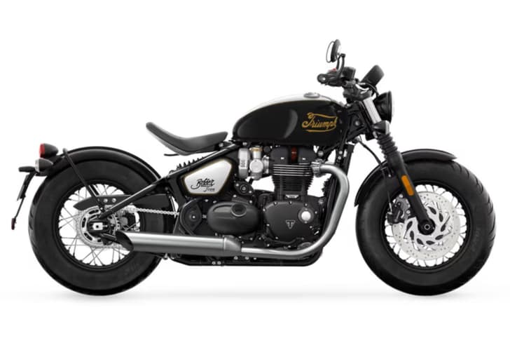 Triumph Bonneville Bobber right side profile
