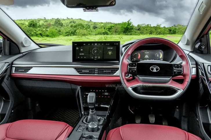 Tata Curvv dashboard 