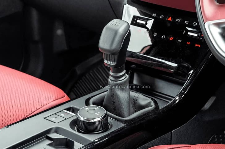 Tata Curvv centre console 