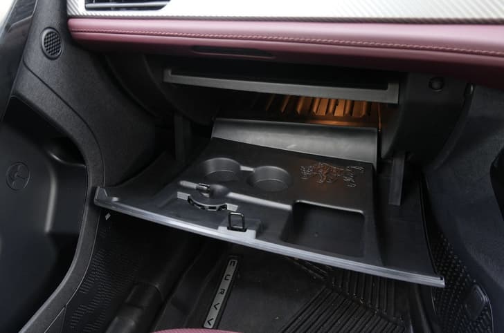 Tata Curvv glove box 