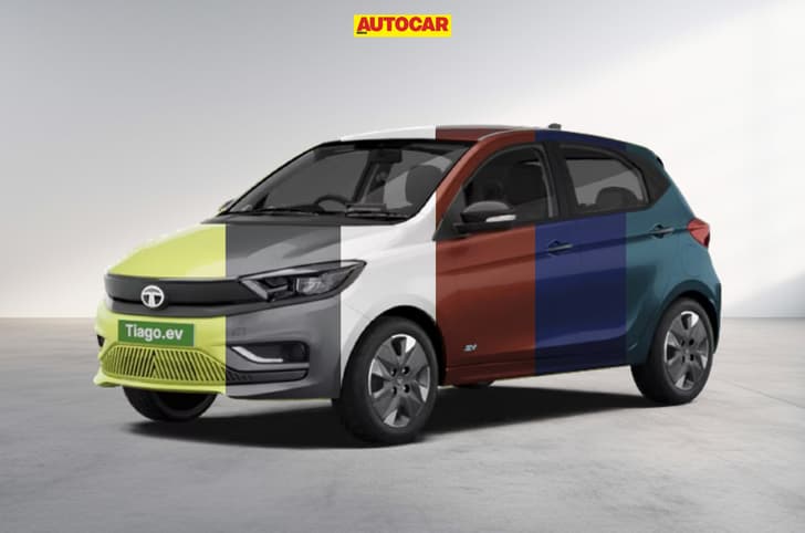 Tata Tiago EV exterior colours