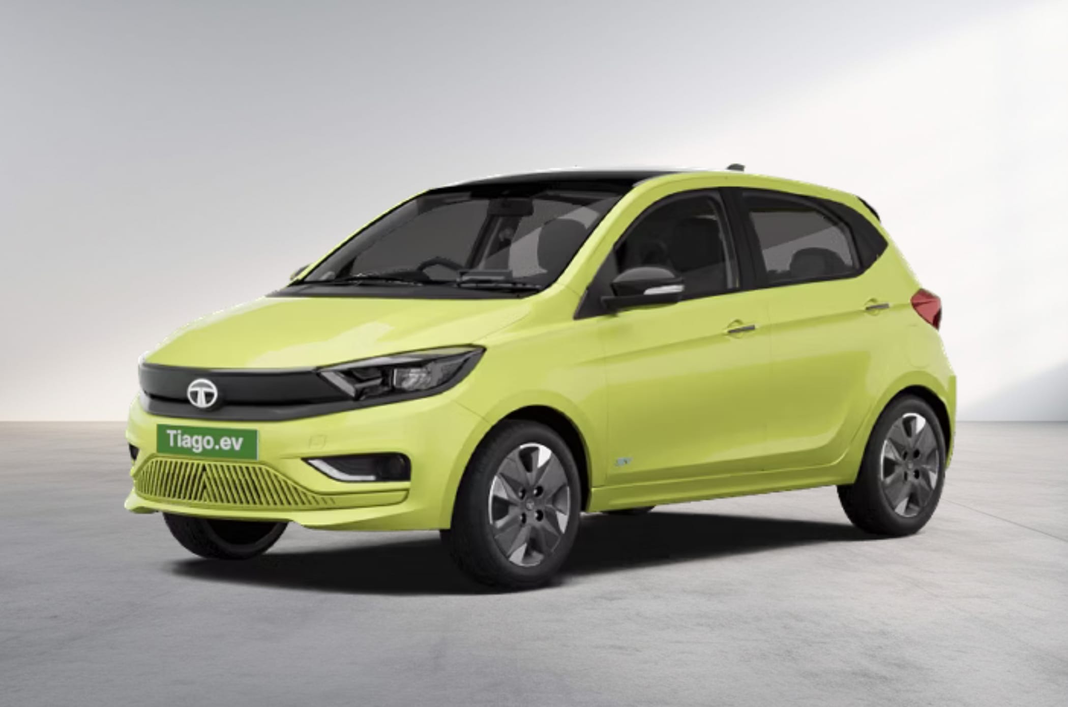 Tata Tiago EV Chill Lime with Dual Tone