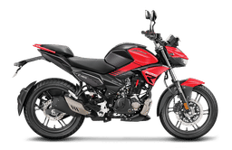 Hero Xtreme 125R Black Pearl Red static side profile 
