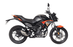Hero Xtreme 125R Abrax Orange static side profile 