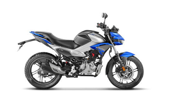 Hero Xtreme 125R Cobalt Blue static side profile 