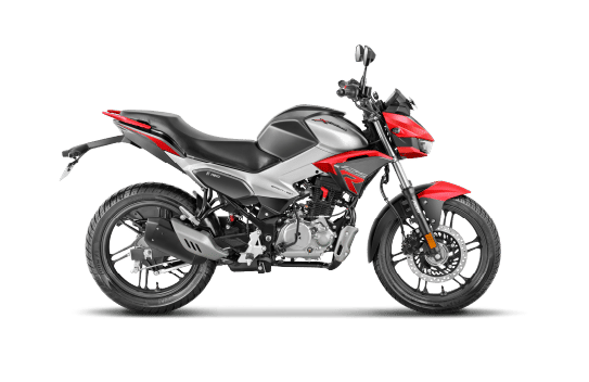 Hero Xtreme 125R  Firestorm Red static side profile 