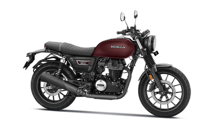 Studio image of Honda CB350RS on a white background