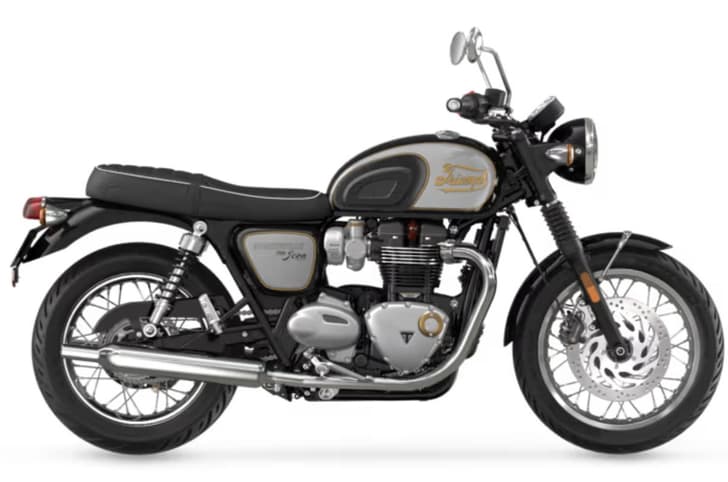 Triumph Bonneville T120 right side profile Icons Edition