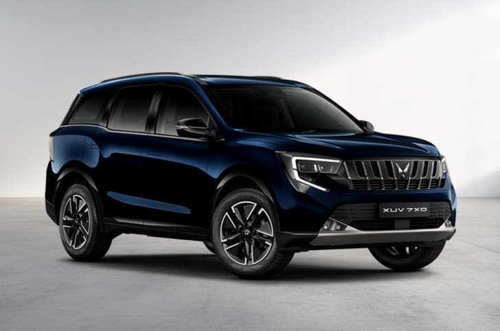 mahindra xuv 7xo nebula blue