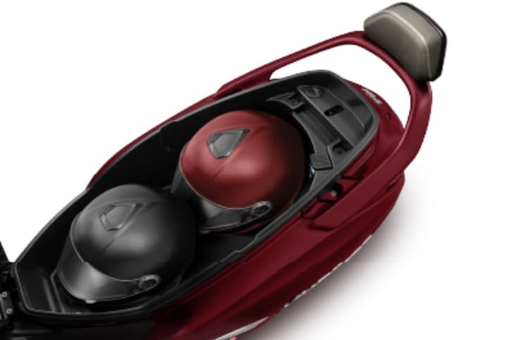 TVS Jupiter 125 boot space