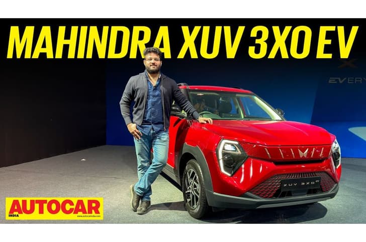 Mahindra XUV 3XO EV walkaround video