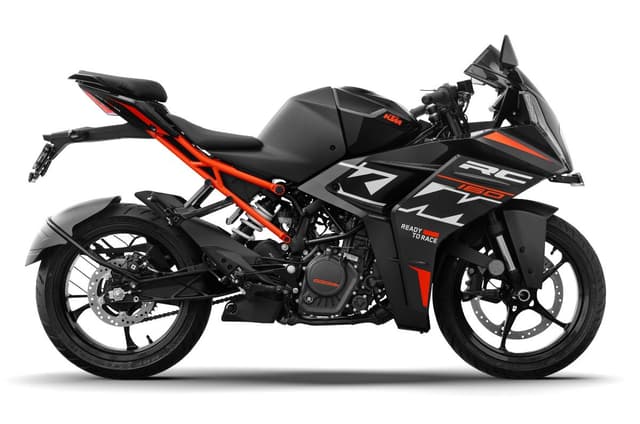 KTM RC 160 right side profile