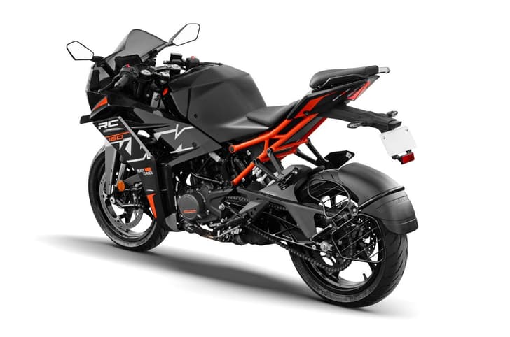 KTM RC 160 rear left quarter 