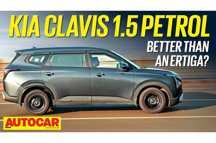 Kia Carens Clavis 1.5 Petrol video review