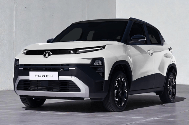 2026 Tata Punch facelift Pristine White 
