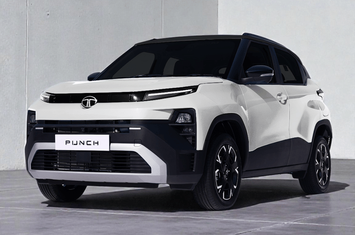 2026 Tata Punch facelift Pristine White 