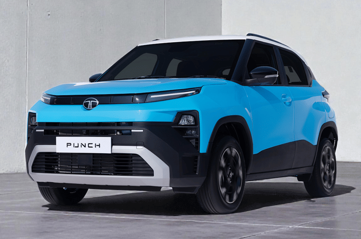 2026 Tata Punch facelift Cyantafic colour