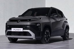 2026 Tata Punch facelift Daytona Grey 