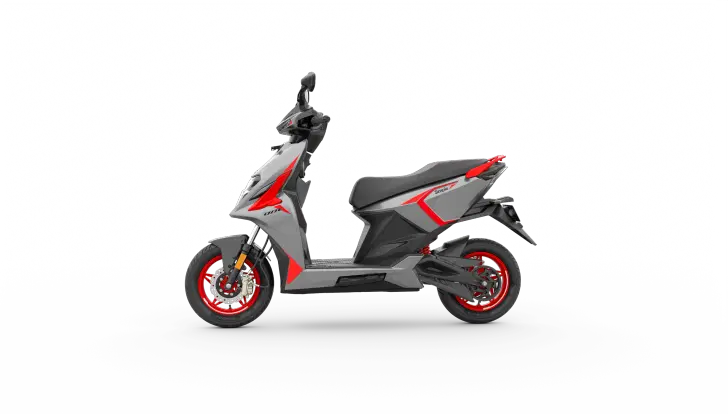 Studio image of Simple One scooter on white background