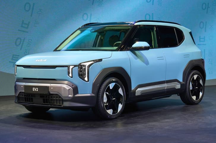 Kia EV2 front three-quarter static