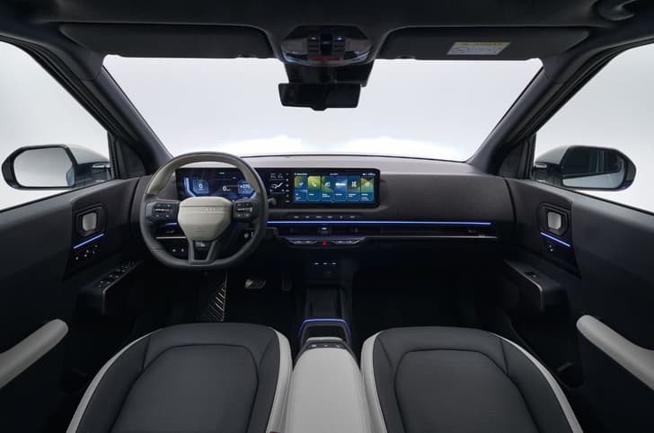 Kia EV2 dark interior theme