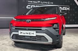Tata Punch facelift front fascia