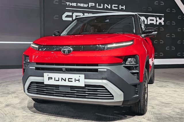 Tata Punch facelift exterior image gallery