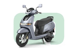 Studio image of TVS iQube on white background