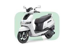 Studio image of TVS iQube on white background