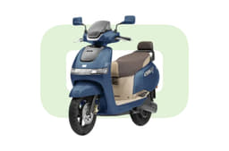 Studio image of TVS iQube on white background