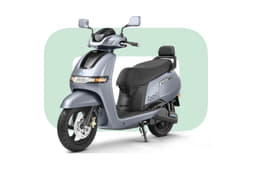 Studio image of TVS iQube on white background