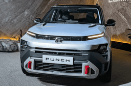 Tata Punch facelift HBX Edition front profile