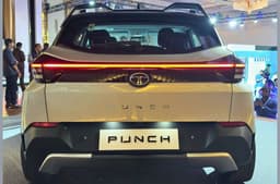 Tata Punch facelift HBX Edition rear profile