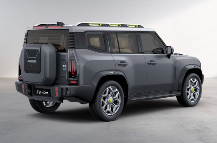 Jetour T2 i-DM rear right side