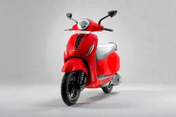 Chetak 3001 in Racing Red Studio Image