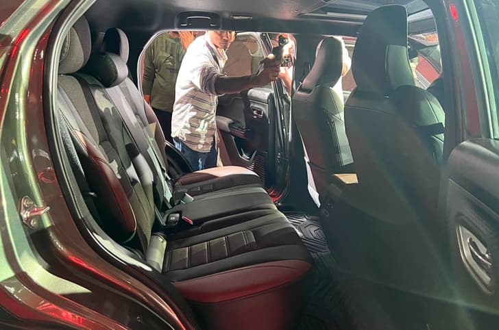 Toyota Urban Cruiser Ebella rear seats