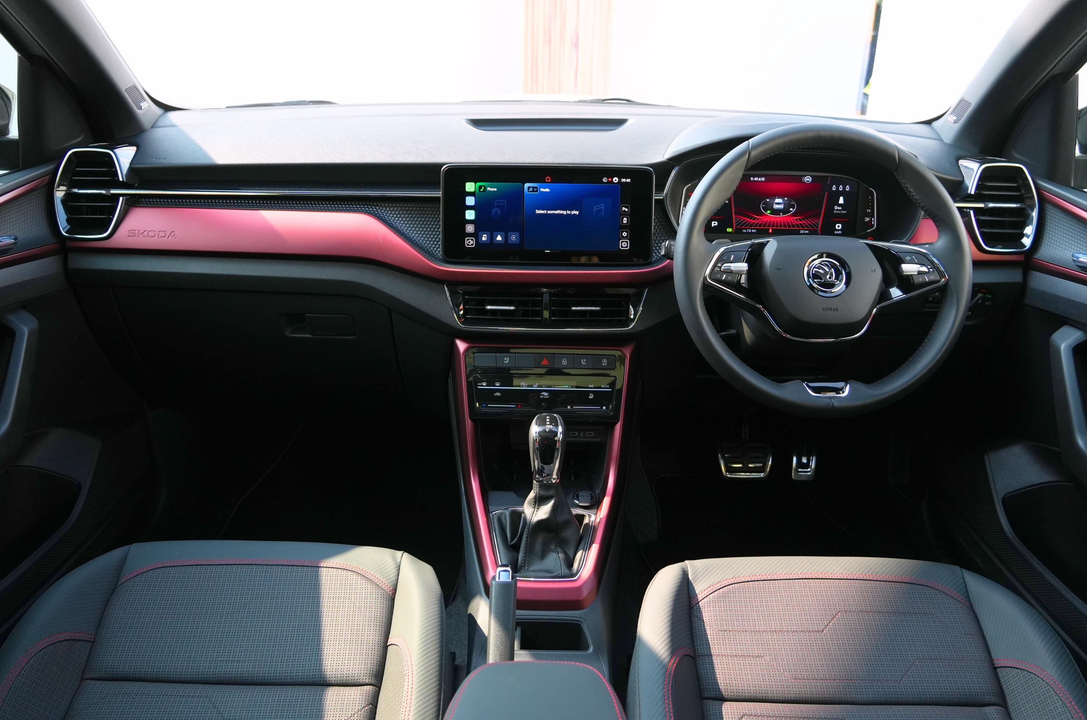 2026 Skoda Kushaq facelift interior gallery