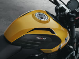 Top view of the fuel tank