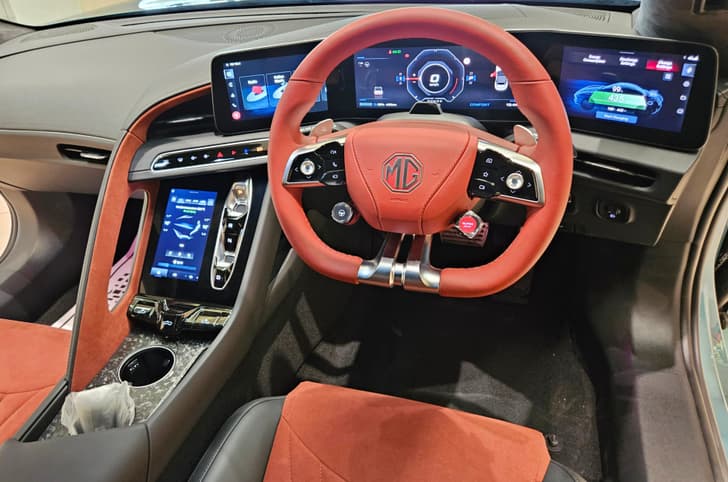MG Cyberster interior