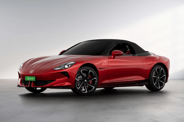 MG Cyberster all colours image gallery