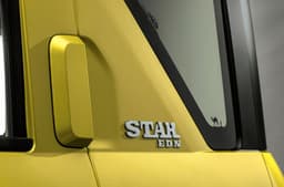 Mahindra Thar Roxx Star Edn badge on C-pillar