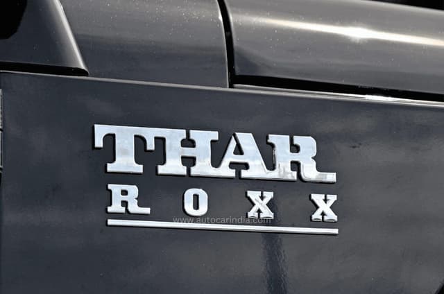 Mahindra Thar Roxx badge
