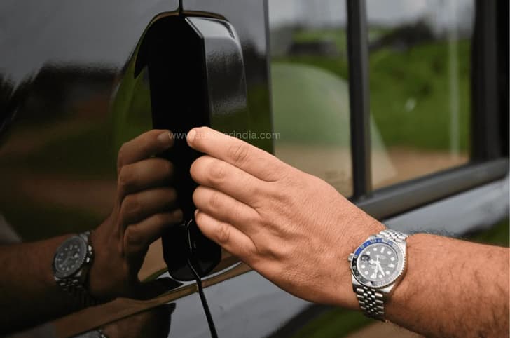 Mahindra Thar Roxx rear door handles