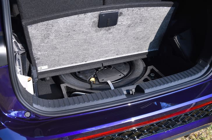 2026 Volkswagen Tayron spare tyre in boot