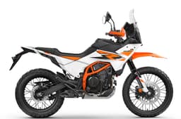 KTM 390 Adventure R right side profile static in studio