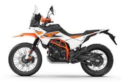 KTM 390 Adventure R left side profile static in studio
