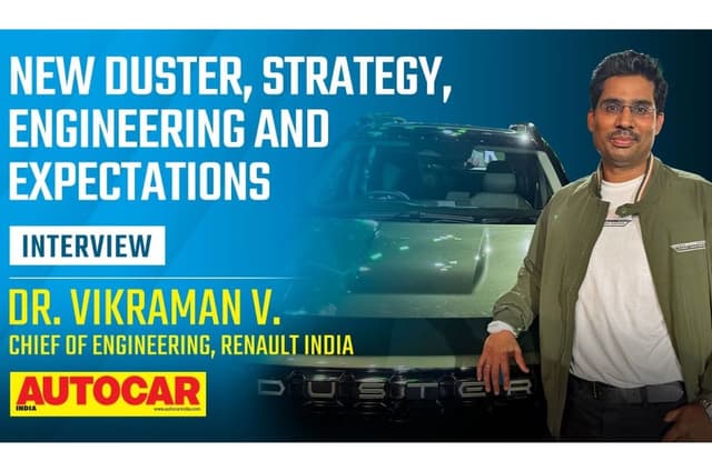 Dr. Vikraman V on engineering the new Renault Duster and the route ahead