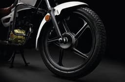 TVS Radeon wheel and alloy