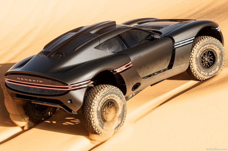 Genesis X Skorpio Concept rear quarter